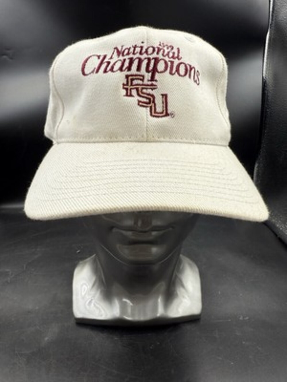 Florida State National Champions 1999 White/Garnet FSU SnapBack VTG WHITE